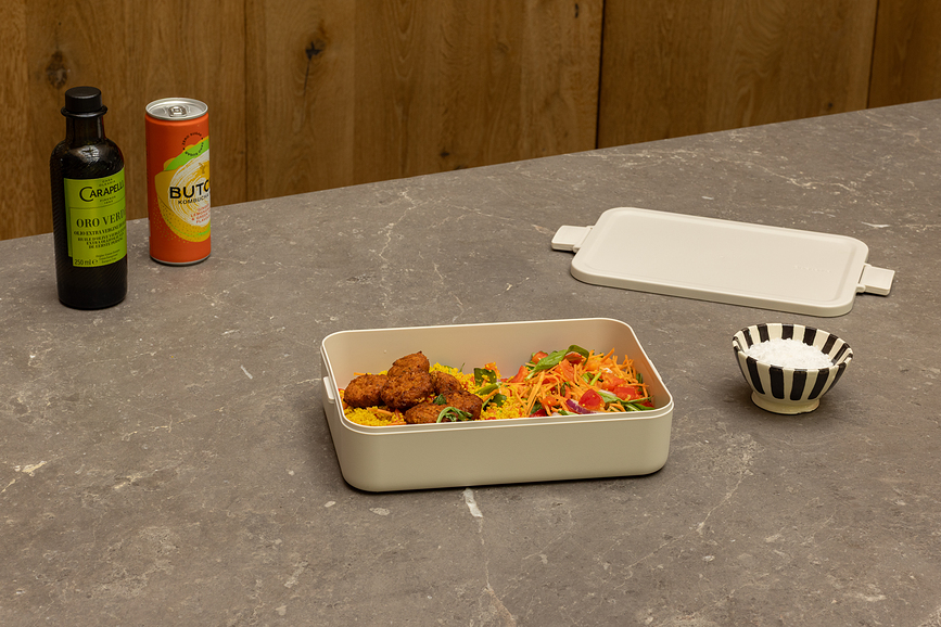 Make & Take Boîte Repas Taille L, grise