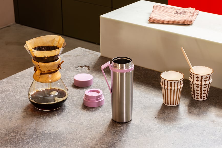 Make & Take Μπουκάλι Θερμός, 500 ml, ανοιχτό γκρι