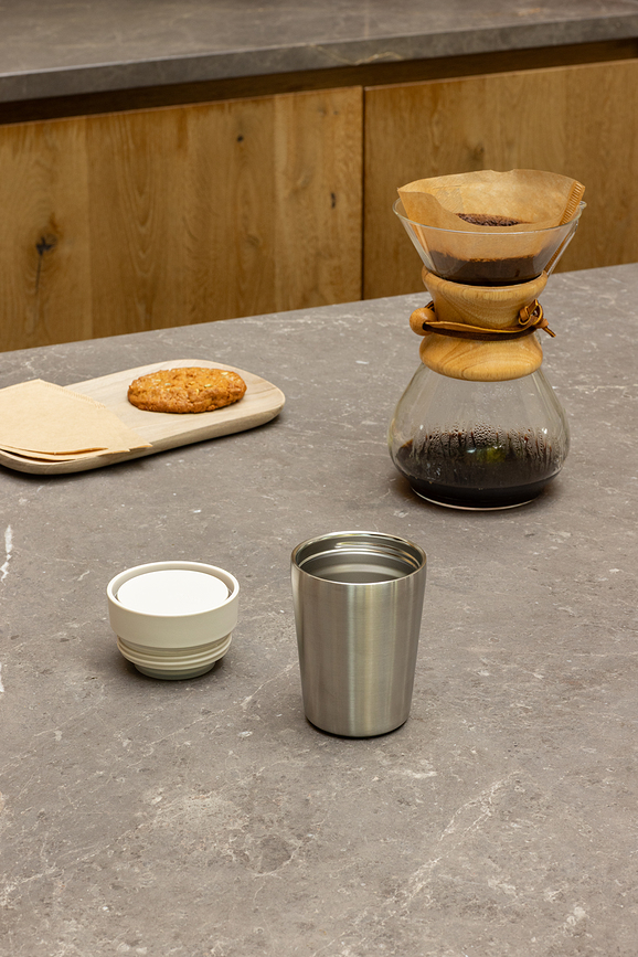 Make & Take Mug Isotherme 200 ml, gris clair