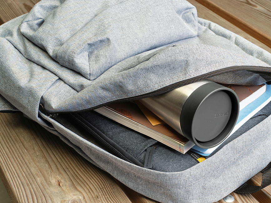 Make & Take Mug Isotherme 200 ml, gris clair