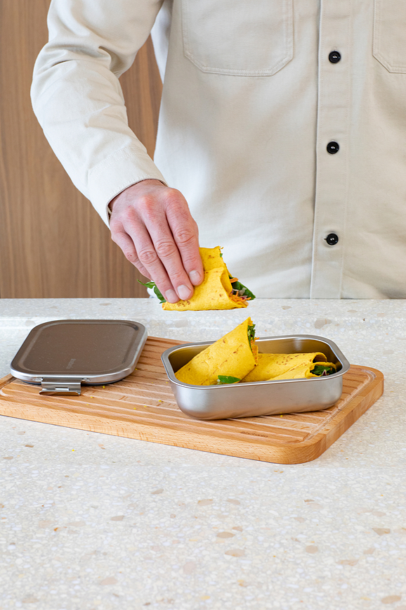 Make & Take Posoda za malico, M, matirano jeklo