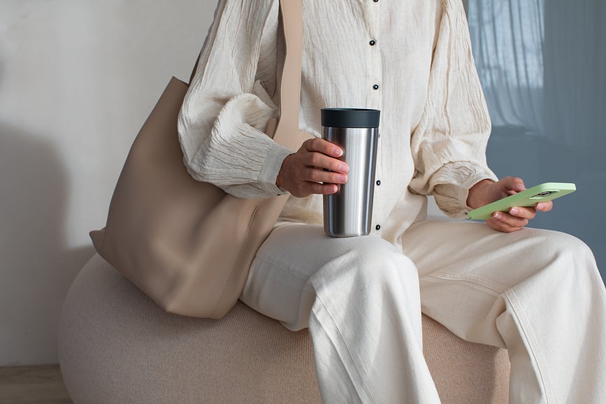 Make & Take Termo Šalica 360 ml tamnosiva