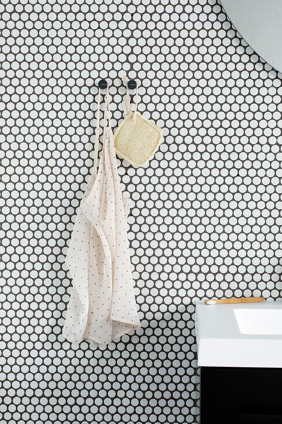 MindSet Crochets pour serviette, gris foncé, Lot de 2