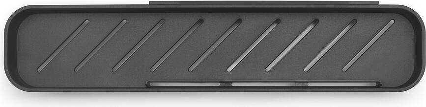 MindSet Étagère de Douche avec raclette, gris foncé