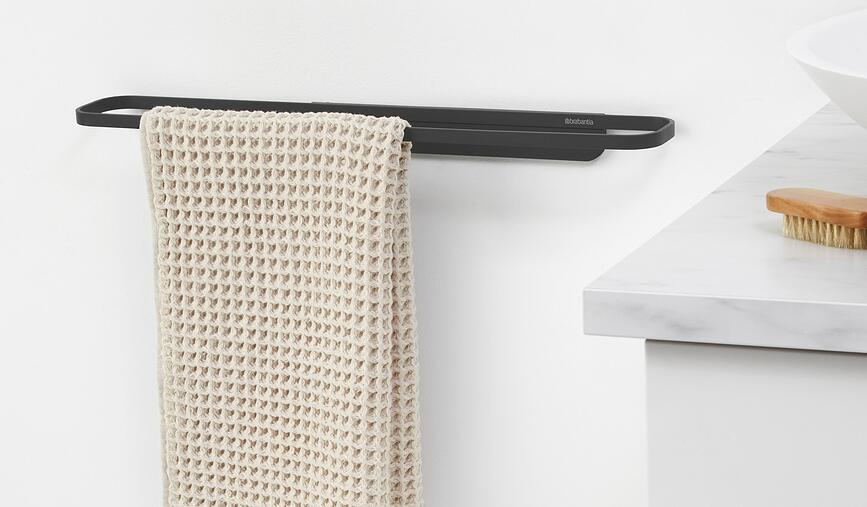 MindSet Barre Porte-serviettes, gris foncé
