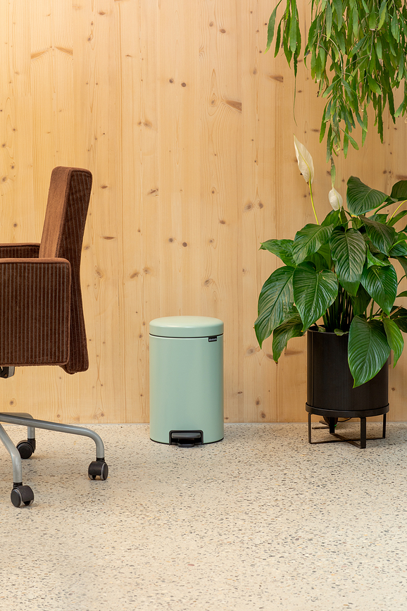 NewIcon Κάδος Απορριμμάτων με Πεντάλ, 12 λίτρα, σκούρο πράσινο