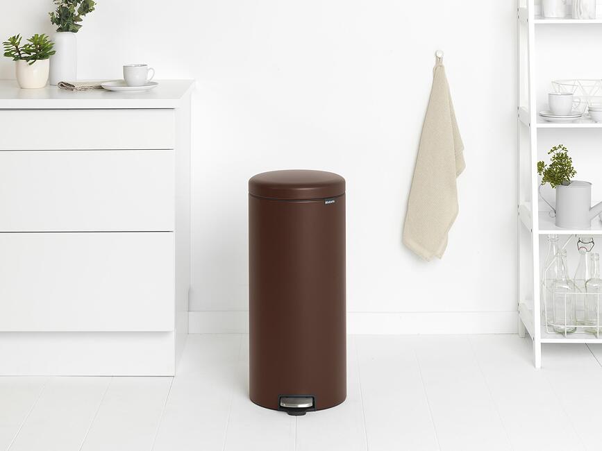 NewIcon Κάδος Απορριμμάτων με πεντάλ, 30 L, ανοιχτό κίτρινο