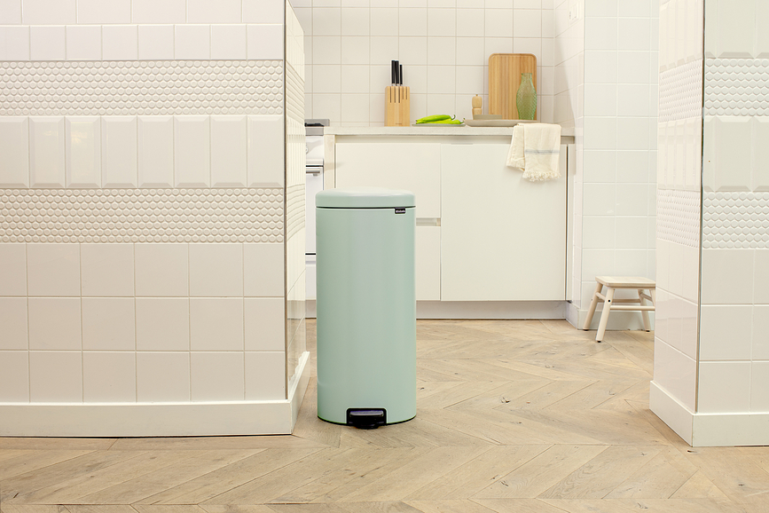 NewIcon Koš za smeti s pedalom, 30 l, svetlo rumen