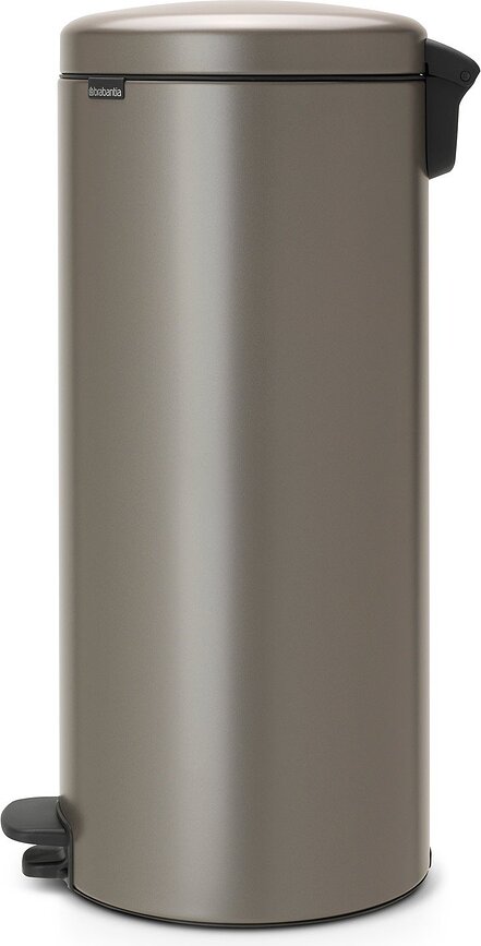 NewIcon Koš za smeti s pedalom, 30 l, platinast