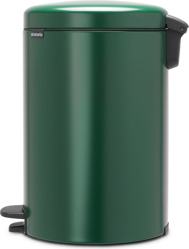 NewIcon Koš za smmeti s pedalom, 20 l, temno zelen