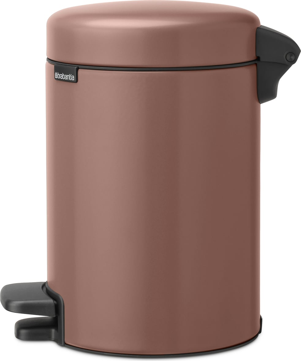 Badezimmerkörbe Newicon Pedal-Mülleimer 3 L Taupe