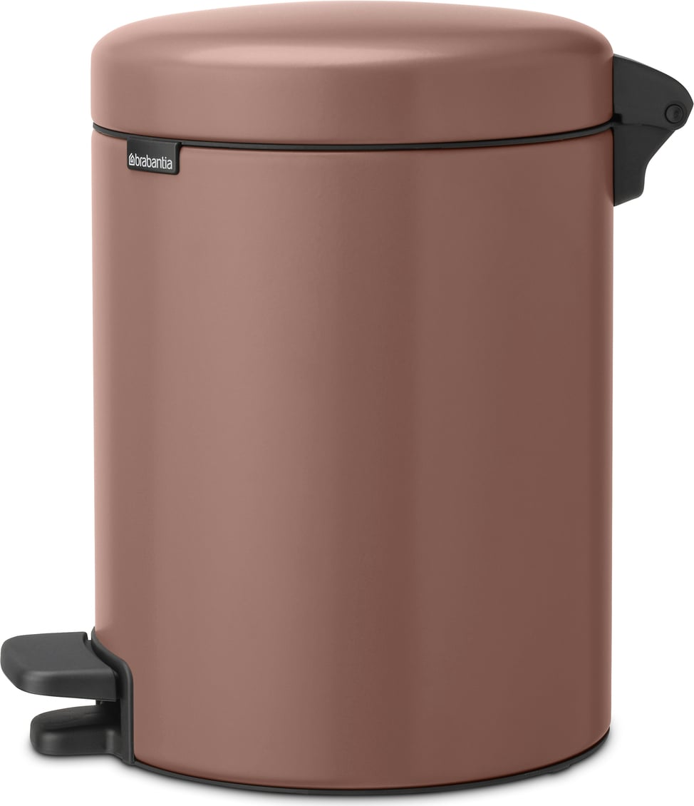 Badezimmerkörbe Newicon Pedal-Mülleimer 5 L Taupe