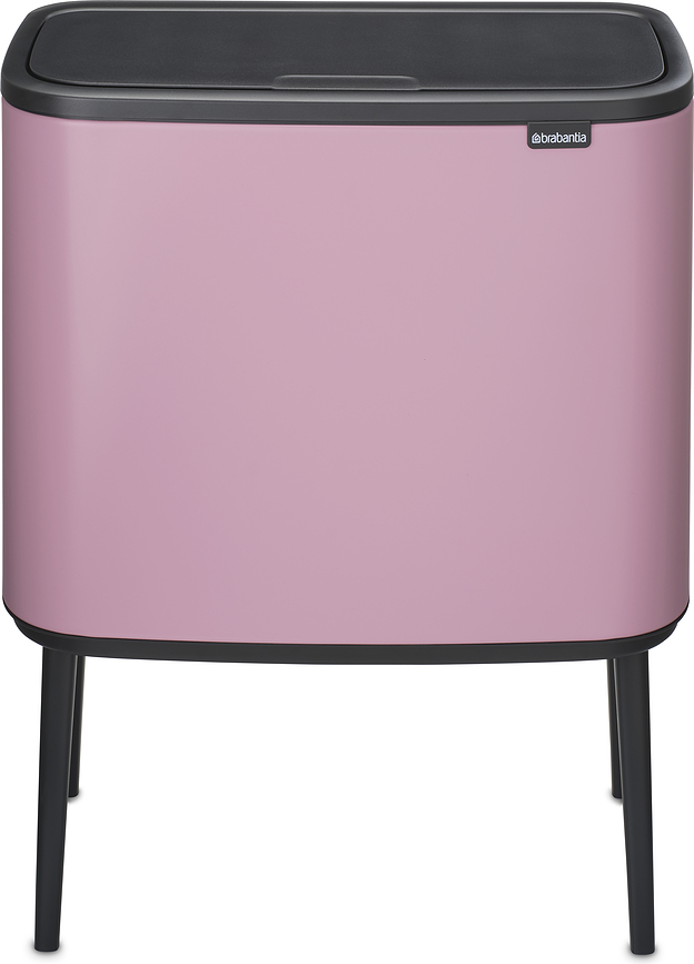 Odpadkový koš Bo Touch Bin 11 l + 23 l růžový