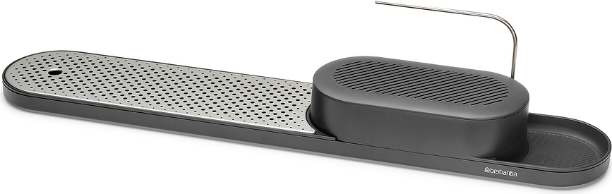 Organizador con escurridor SinkStyle, para fregadero, blanco, Set de 2 piezas