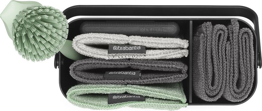 Organizador de fregadero Sink Side, gris oscuro, Set de 8 piezas