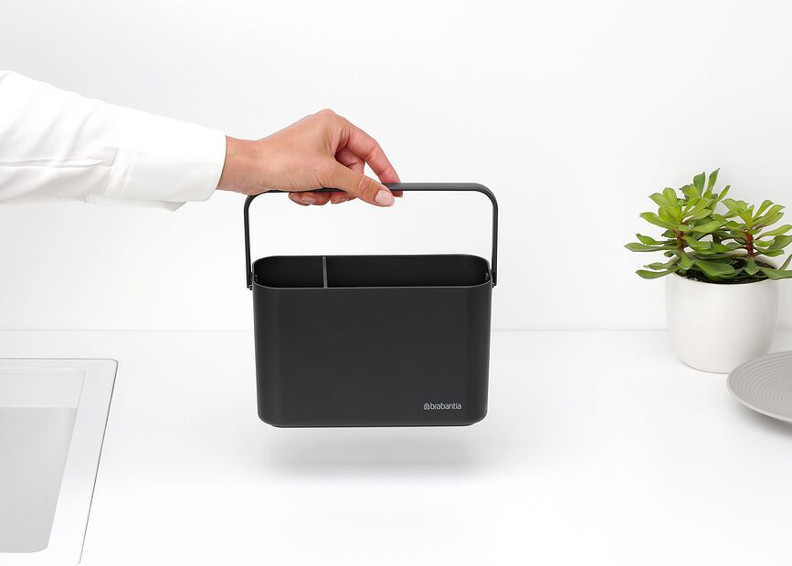 Organizador para Fregadero Sink Side, gris oscuro