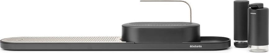 Organizador para fregadero SinkStyle, con escurridor y dispensadores, Set de 4 piezas