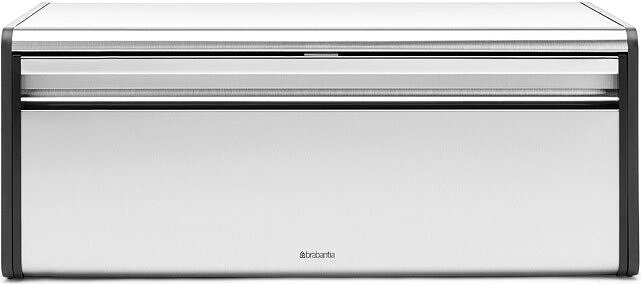 Panera de acero mate Brabantia, rectangular, antihuellas