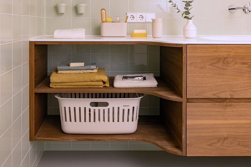 Panier à linge Collect-It 40 l, beige