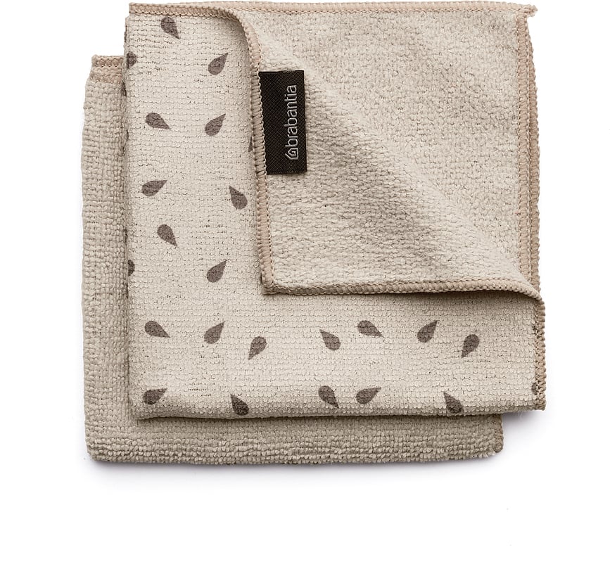 Panni in microfibra Brabantia beige, 2 pz.