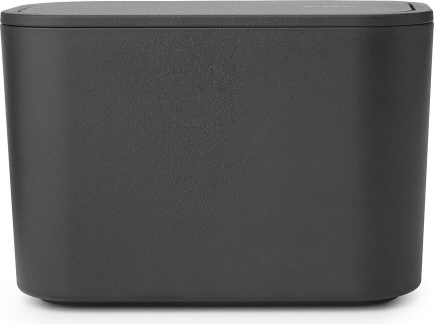 Papelera de baño MindSet, gris oscuro