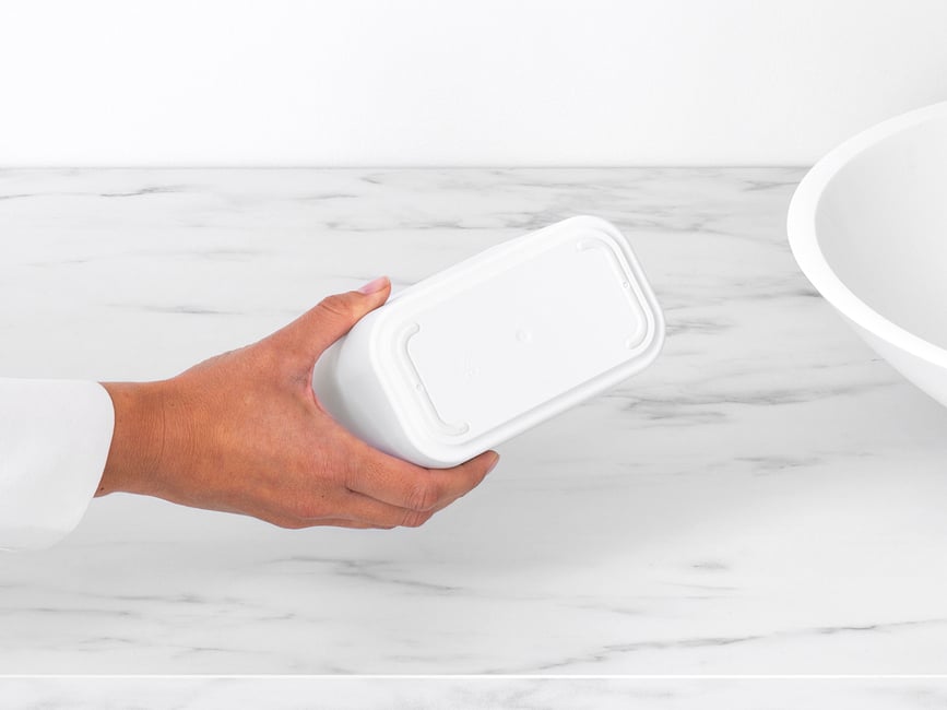 Cubo de Basura de Baño MindSet, blanco