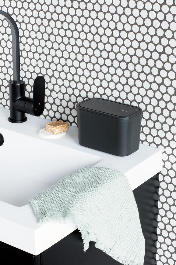 Cubo de Basura de Baño MindSet, blanco