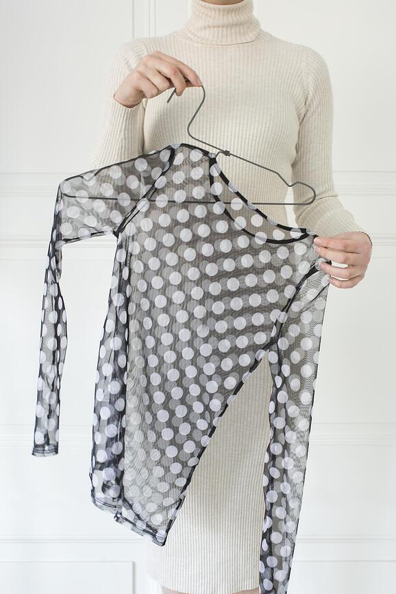 Perchas Brabantia, negras, Pack de 4