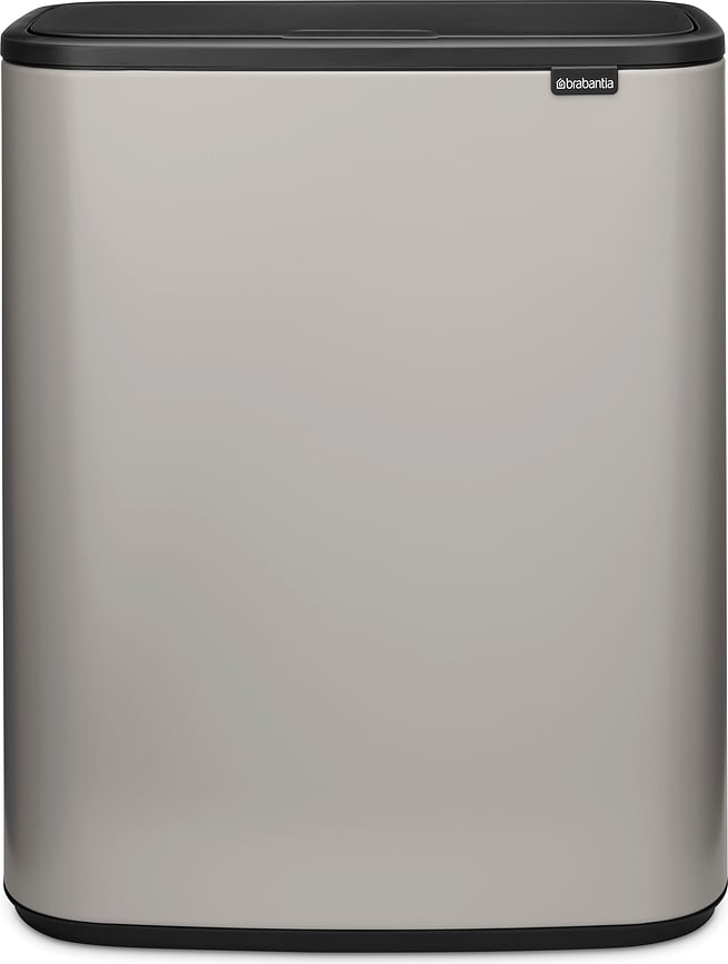 Poubelle Bo Touch Bin 2 x 30 l, argentée