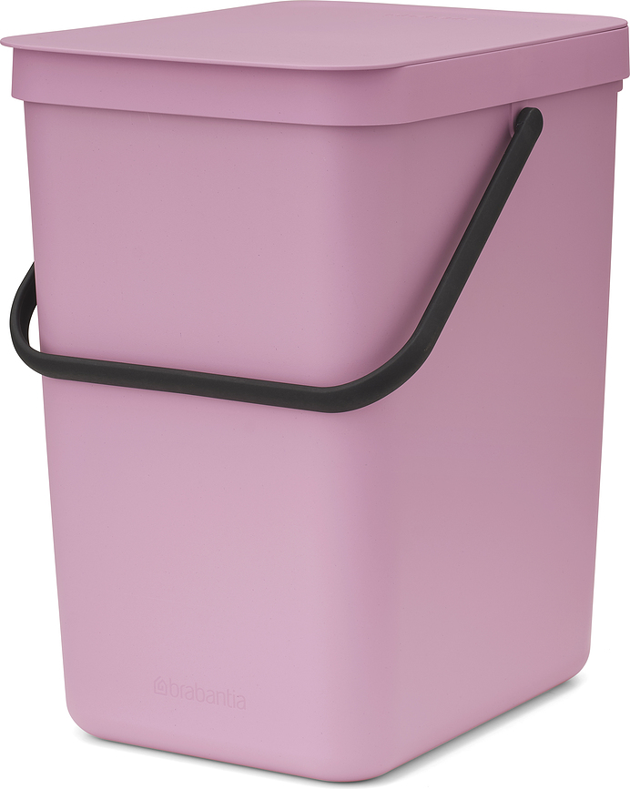 Poubelle de tri Sort & Go 25 l, rose