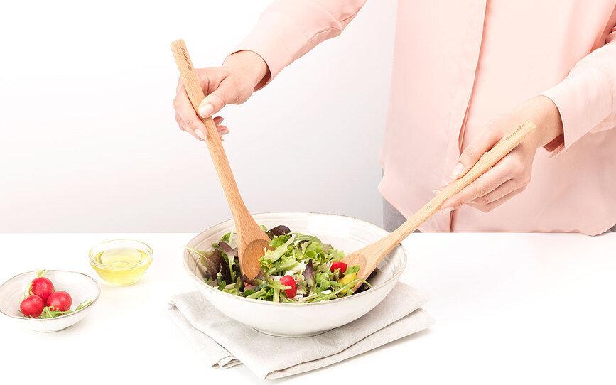 Profile 2.0 Κουτάλια Σαλάτας, ξύλινα, 2 τμχ