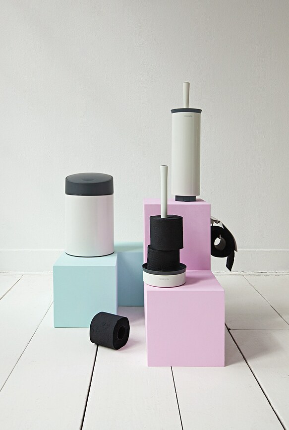 Profile Porte-papier Toilette, acier mat