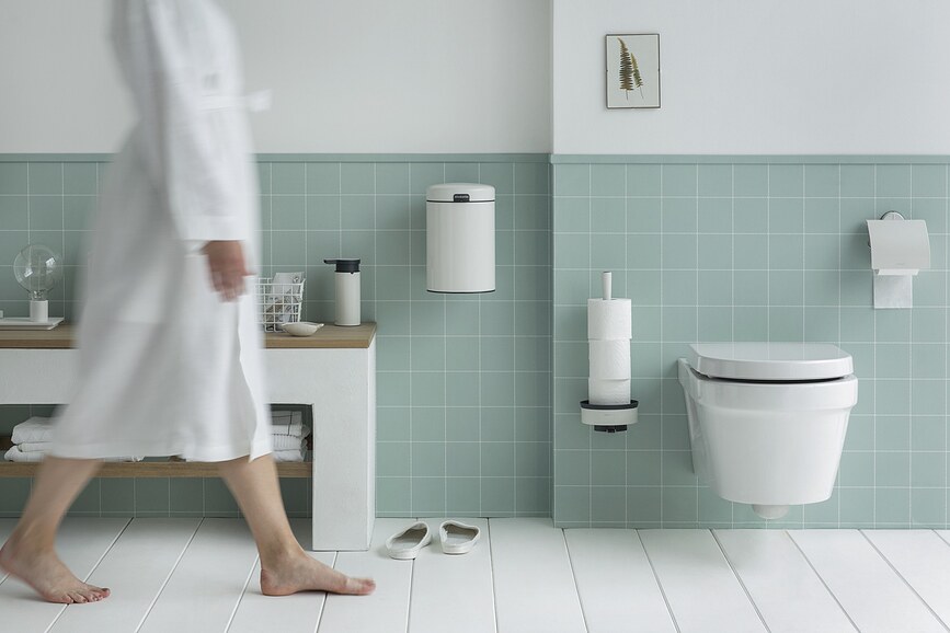 Profile Βάση Χαρτιού Τουαλέτας, γυαλισμένος χάλυβας