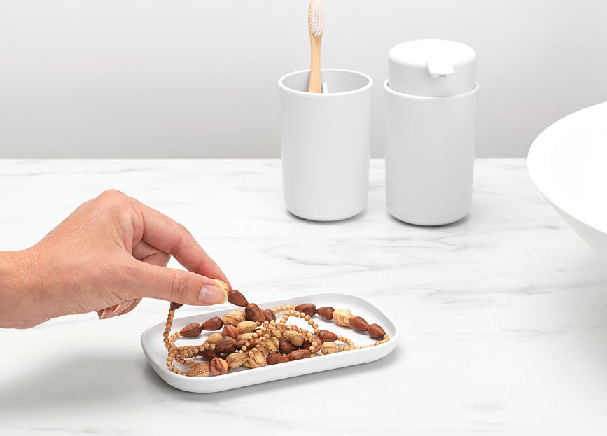 ReNew Αξεσουάρ Μπάνιου, μπεζ, 3 τμχ