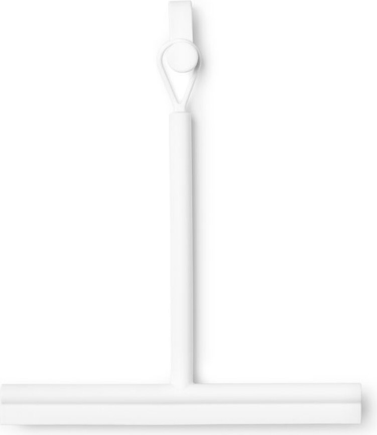 ReNew Raclette de Douche avec support mural, blanche