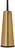 ReNew Toilet brush, gold