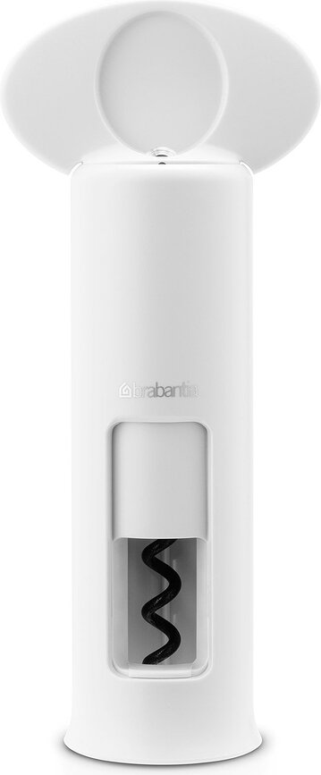 Sacacorchos Classic, blanco, con carcasa de plástico