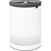 Selector 55 l Laundry basket white with black lid