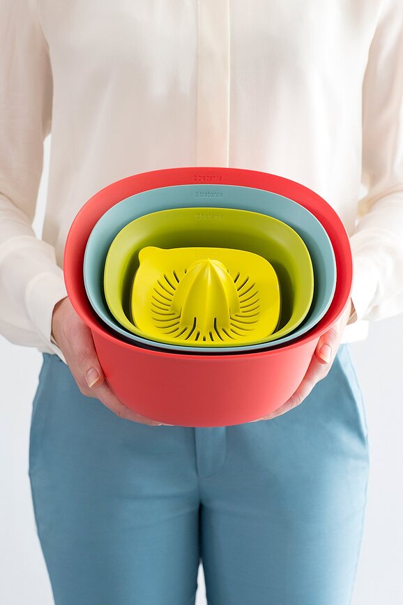 Juego de Boles de Cocina Tasty+, con colador y exprimidor, surtido