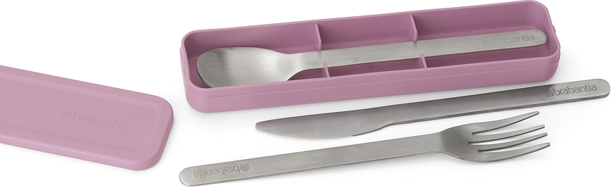 Set de Cubiertos Make & Take, gris, Set de 3 piezas