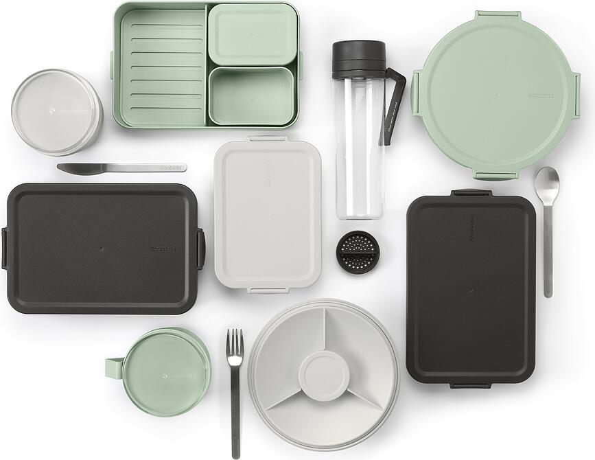 Set de Cubiertos Make & Take, gris, Set de 3 piezas