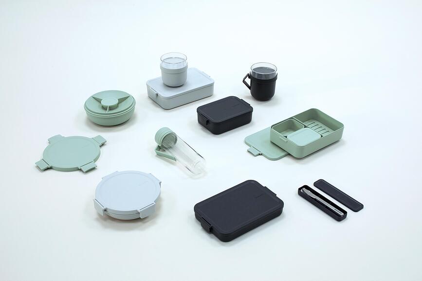 Set de Cubiertos Make & Take, gris, Set de 3 piezas