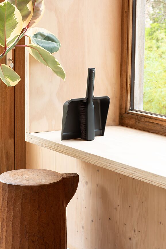 Sink Side Ensemble Balayette et Pelle, gris foncé