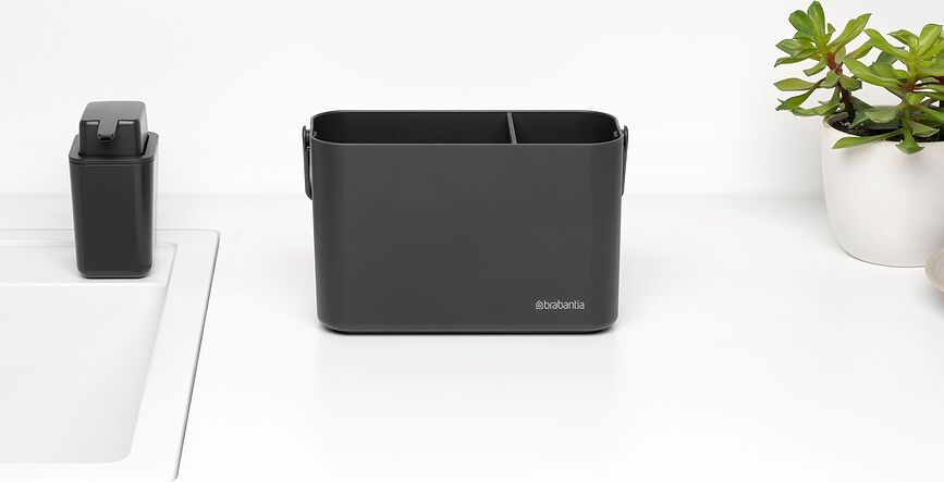 Sink Side Organizer za pomivalno korito, temno siv