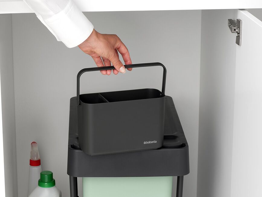 Sink Side Organizer za pomivalno korito, temno siv