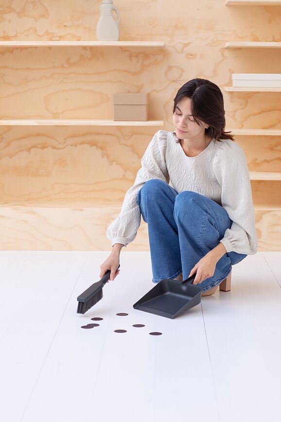 Sink Side Σετ Φαράσι και Σκουπάκι, σκούρο γκρι