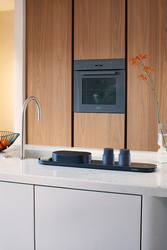 SinkStyle Organizator za pomivalno korito s sušilnikom za posodo, bel, 2 kosa