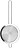 Ситечко кругле Brilliant Steel 12,5 см