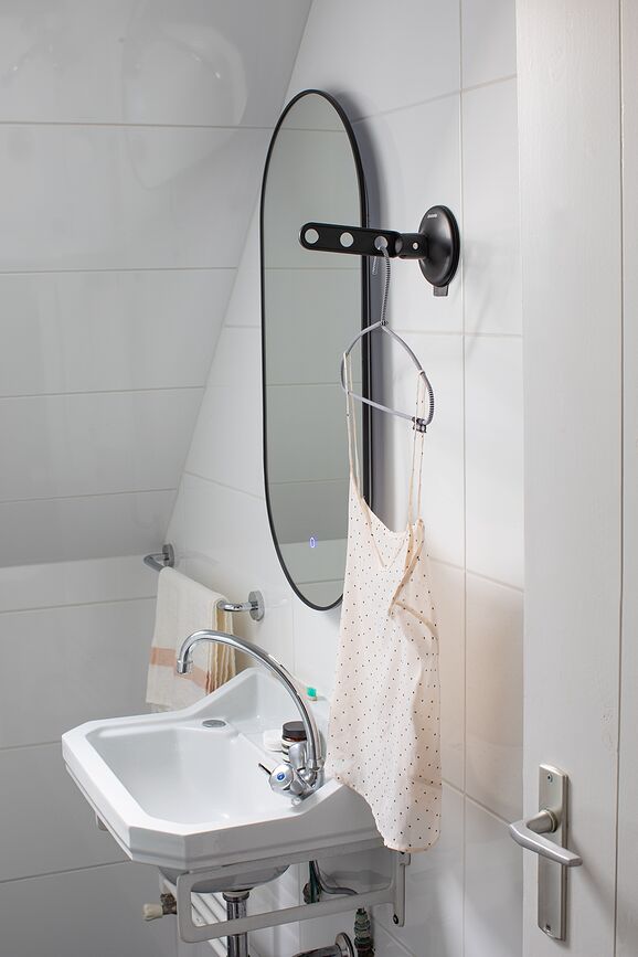 Soporte para Perchas con ventosa Brabantia, negro