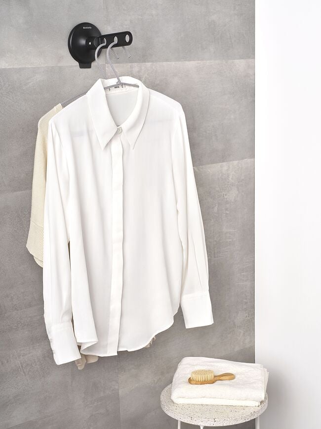 Soporte para Perchas con ventosa Brabantia, negro